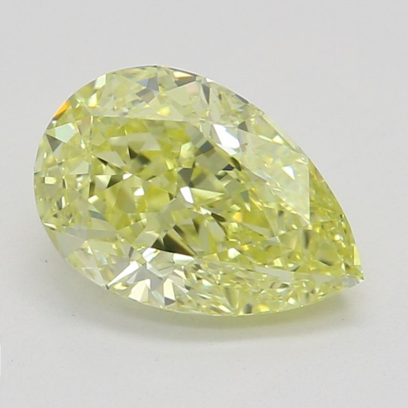 Farebný diamant hruška, fancy žltý, GIA 1872470210 Y5