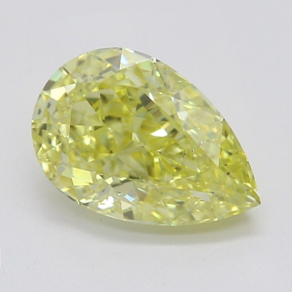 Farebný diamant hruška, fancy intense žltý, GIA 5872550285 Y6