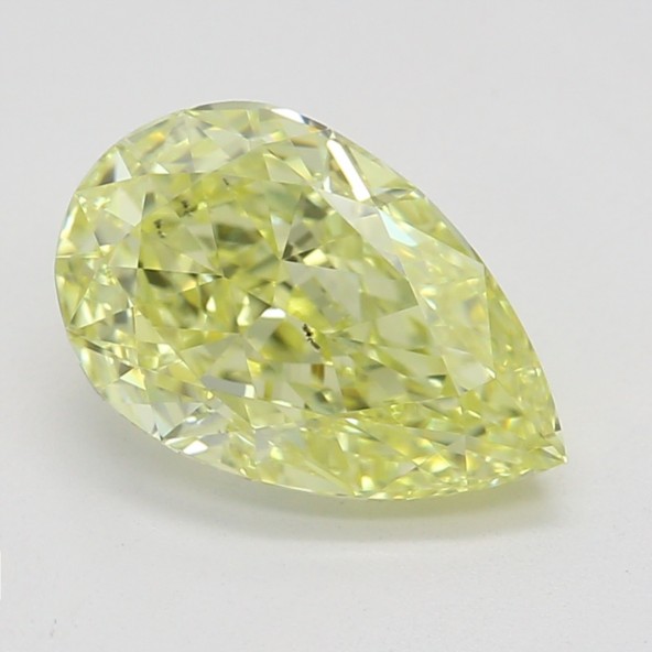 Farebný diamant hruška, fancy žltý, GIA 1872520091 Y5