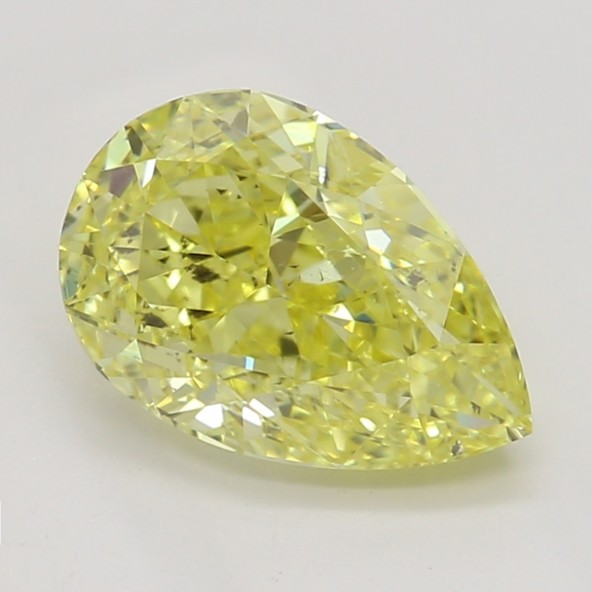 Farebný diamant hruška, fancy intense žltý, GIA 2871930432 Y6