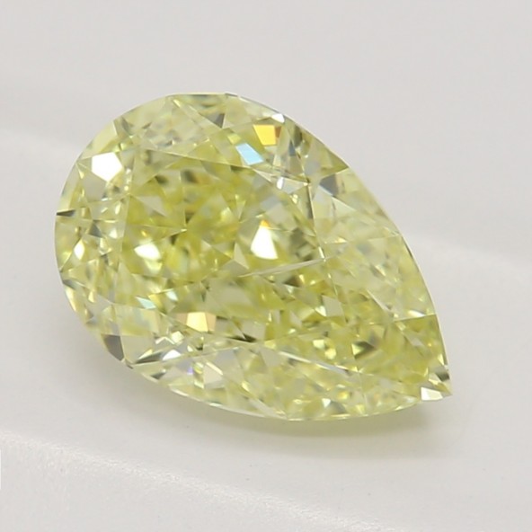 Farebný diamant hruška, fancy žltý, GIA 3871740353 Y5