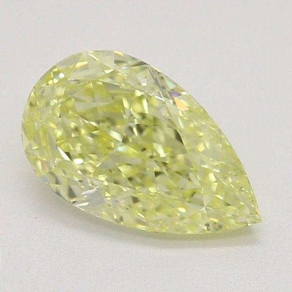 Farebný diamant hruška, fancy žltý, GIA 1845830400 Y5