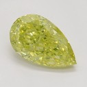Farebný diamant hruška, fancy intense žltý, 0,5ct, GIA
