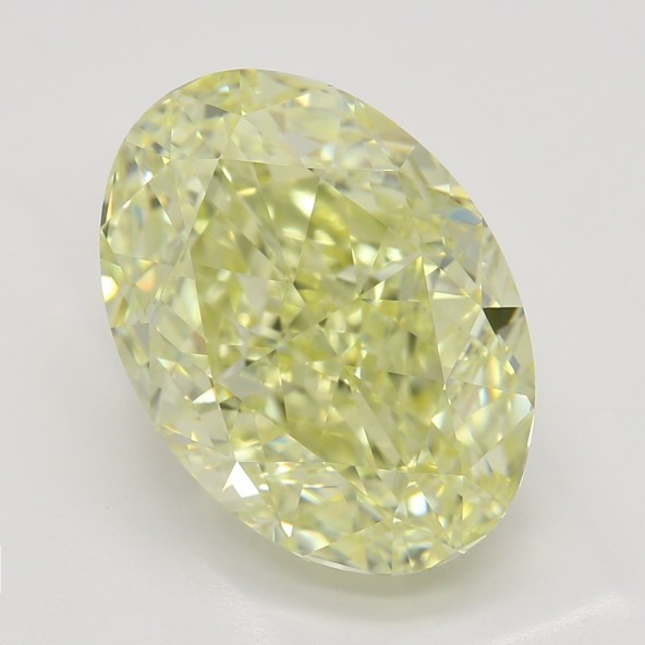 Farebný diamant ovál, fancy light žltý, GIA 7845660587 Y4