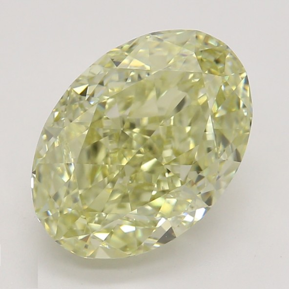 Farebný diamant ovál, fancy light žltý, GIA 9873290459 Y4