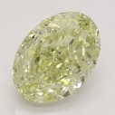 Farebný diamant ovál, fancy light žltý, 2,19ct, GIA