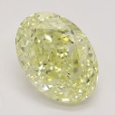 Farebný diamant ovál, fancy žltý, 1,81ct, GIA