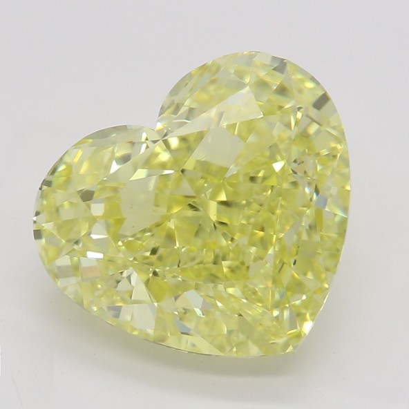 Farebný diamant srdce, fancy intense žltý, GIA 7870150457 Y6