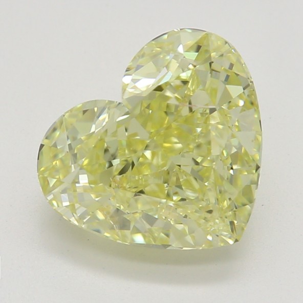Farebný diamant srdce, fancy žltý, GIA 8873270838 Y5