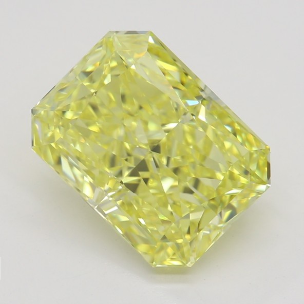 Farebný diamant radiant, fancy intense žltý, GIA 6871900146 Y6
