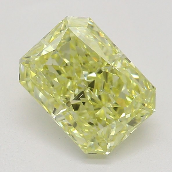 Farebný diamant radiant, fancy žltý, GIA 9872520259 Y5
