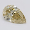 Farebný diamant hruška, fancy žltohnedý, 2,02ct, GIA