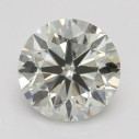Farebný diamant okrúhly briliant, very light žltozelený, 0,72ct, GIA