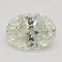 Farebný diamant ovál, very light žltozelený, 2,01ct, GIA