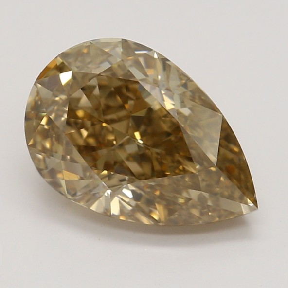 Farebný diamant hruška, fancy dark žltkasto-hnedý, GIA 3873090343 T9