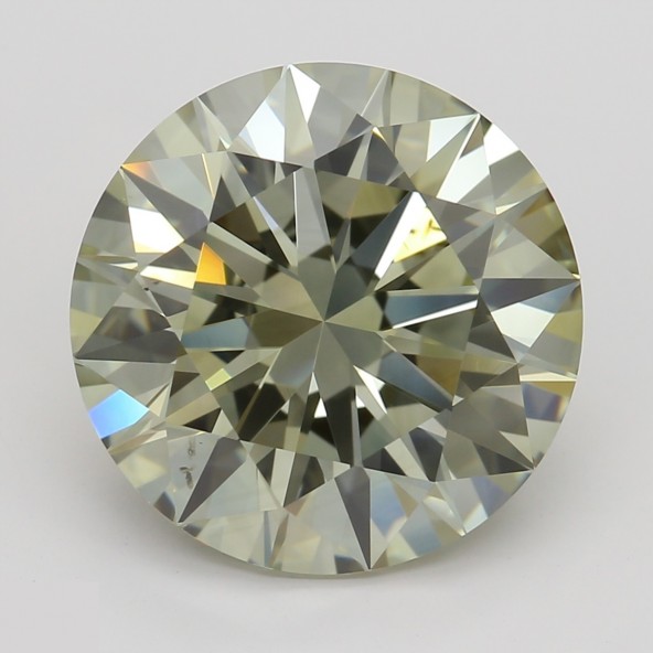 FAREBNÝ DIAMANT, OKRÚHLY BRILIANT FANCY SIVOZELENO ŽLTÝ 4,08 CT ,GIA - FANCY ŽLTÁ 2830550232Y5