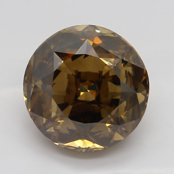 Prírodný farebný diamant s GIA certifikatom okrúhly briliant fancy dark tmavo žlto hnedý 2.04 ct SI1 7826390037_T9