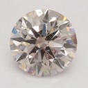 Farebný diamant okrúhly briliant, light ružový, 1,26ct, GIA