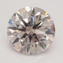 Farebný diamant okrúhly briliant, light ružový, 1,26ct, GIA