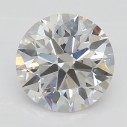 Farebný diamant okrúhly briliant, faint ružový, 0,8ct, GIA