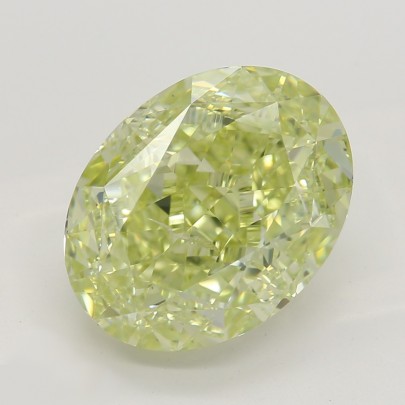 Prírodný farebný diamant s GIA certifikatom oval fancy intense zeleno žltý 4.04 ct SI2 1826820470_Y6