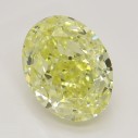Farebný diamant oval, fancy intense žltý, 3,01ct, GIA