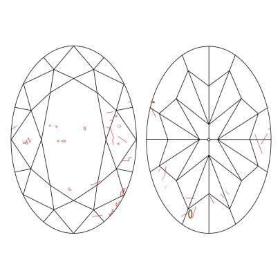 Prírodný farebný diamant s GIA certifikatom oval fancy intense žltý 3.01 ct SI1 7842240037_Y6 2