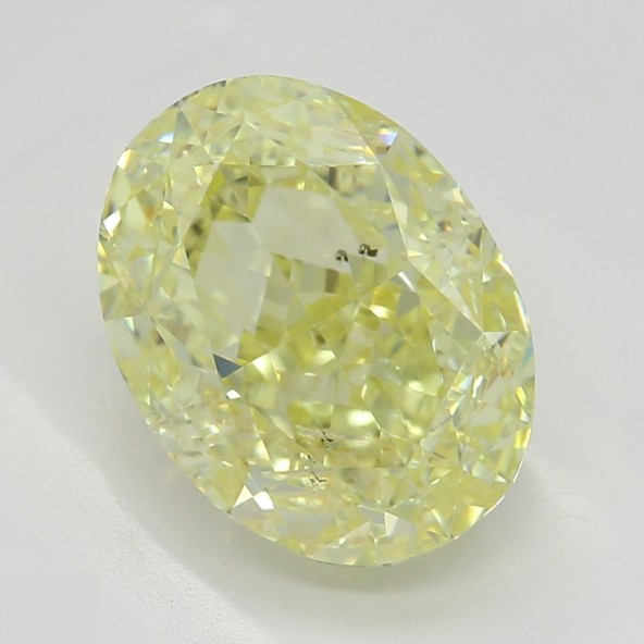 Prírodný farebný diamant s GIA certifikatom oval fancy žltý 3.07 ct SI2 9829450199_Y5