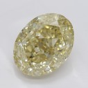 Farebný diamant oval, fancy s nahnedlo žltou farbou, 2,2ct, GIA