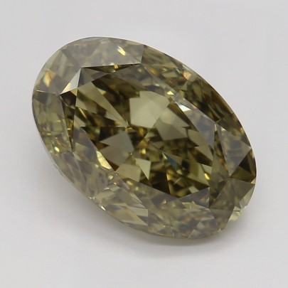 Prírodný farebný diamant s GIA certifikatom oval fancy deep hlboko nahnedlo nazelenalo žltý 2.12 ct VS2 5828870055_Y8