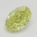 Farebný diamant oval, fancy intense žltý, 2,21ct, GIA