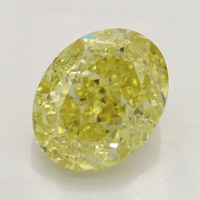 Prírodný farebný diamant s GIA certifikatom oval fancy intense žltý 2.83 ct SI1 3830360043_Y6