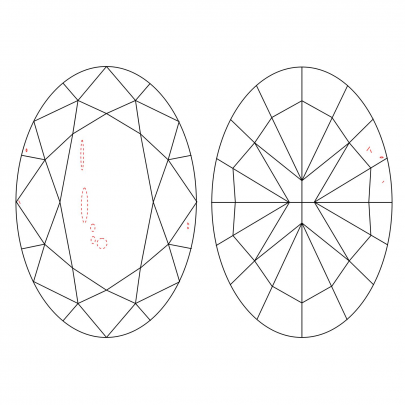 Prírodný farebný diamant s GIA certifikatom oval fancy s nahnedlo žltou farbou 2.61 ct SI1 2828230122_Y5 2
