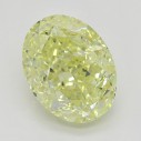 Farebný diamant oval, fancy žltý, 1,51ct, GIA