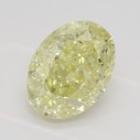 Farebný diamant oval, fancy žltý, 1,53ct, GIA