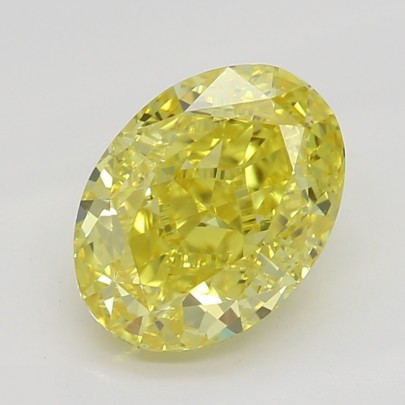 Prírodný farebný diamant s GIA certifikatom oval fancy vivid žltý 1.02 ct VS2 1826210190_Y7