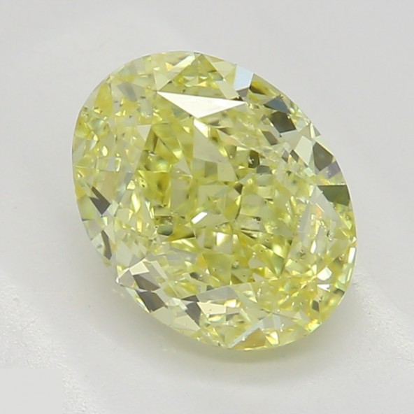 Prírodný farebný diamant s GIA certifikatom oval fancy intense žltý 1.05 ct SI2 3841940033_Y6