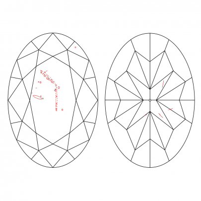 Prírodný farebný diamant s GIA certifikatom oval fancy intense žltý 1.05 ct SI2 3841940033_Y6 2