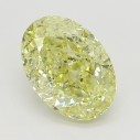 Farebný diamant oval, fancy intense žltý, 1,16ct, GIA