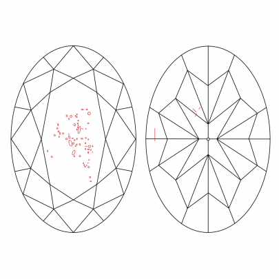 Prírodný farebný diamant s GIA certifikatom oval fancy s nahnedlo žltou farbou 1.03 ct SI2 5851580105_Y5 2
