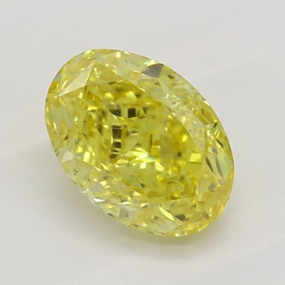 Prírodný farebný diamant s GIA certifikatom oval fancy vivid žltý 0.92 ct VS2 6826960106_Y7