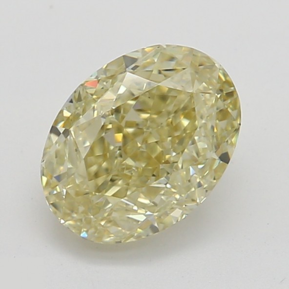 Prírodný farebný diamant s GIA certifikatom oval fancy light žltý 0.72 ct VS2 8827550158_Y4