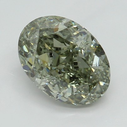 Prírodný farebný diamant s GIA certifikatom oval fancy sivozeleno žltý 0.86 ct VS2 4824470474_Y5
