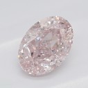 Farebný diamant oval, fancy ružový, 0,7ct, GIA