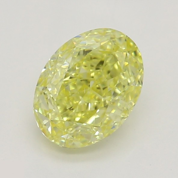 Prírodný farebný diamant s GIA certifikatom oval fancy žltý 0.71 ct SI1 1829220130_Y5