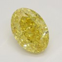 Farebný diamant oval, fancy oranžovo žltý, 0,81ct, GIA