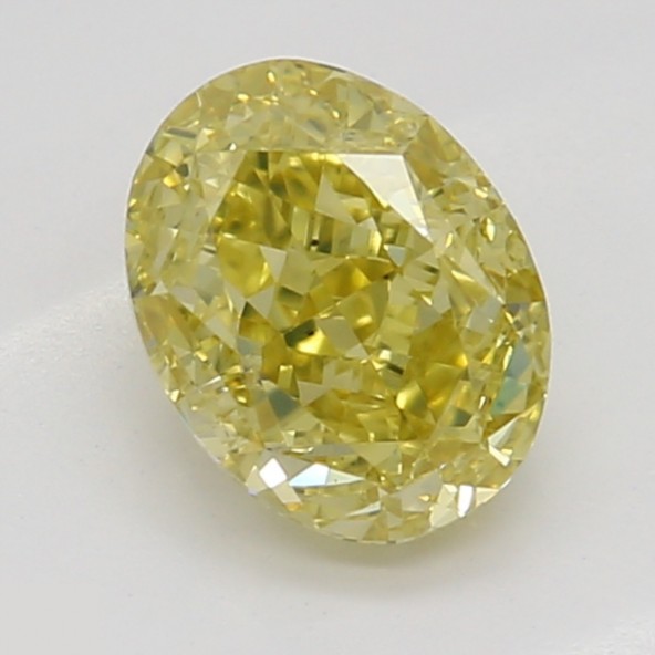Prírodný farebný diamant s GIA certifikatom oval fancy intense žltý 0.53 ct VS2 3828920783_Y6