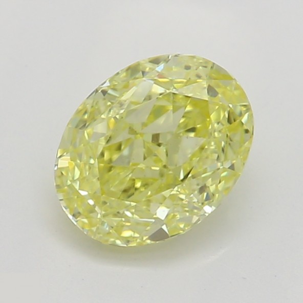 Prírodný farebný diamant s GIA certifikatom oval fancy intense žltý 0.58 ct SI1 1828250031_Y6