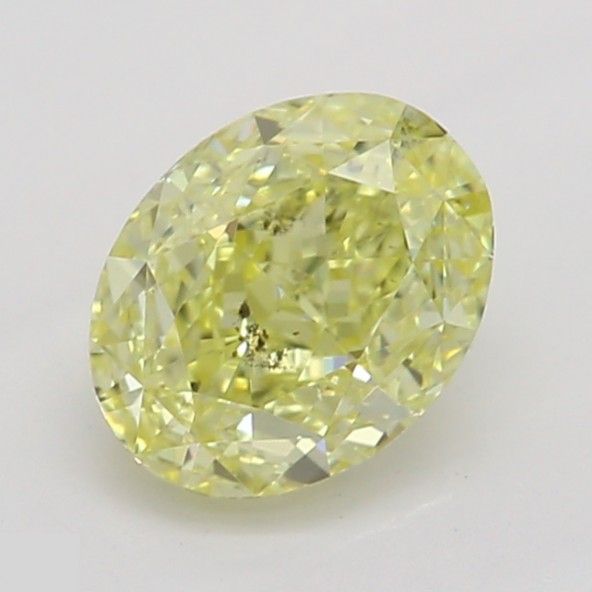 Prírodný farebný diamant s GIA certifikatom oval fancy žltý 0.56 ct SI2 1828920611_Y5