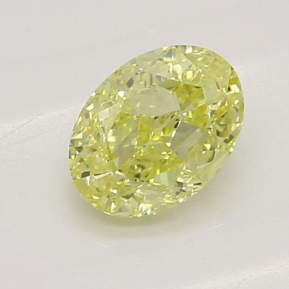 Prírodný farebný diamant s GIA certifikatom oval fancy intense žltý 0.44 ct VS2 6116960066_Y6